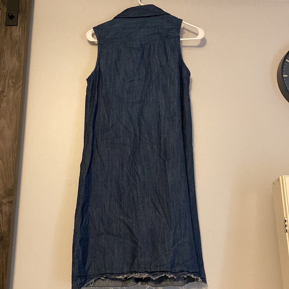Universal Thread Button Down Denim Dress - image 3